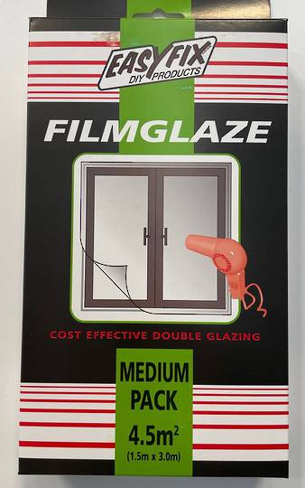 Filmglaze DIY Double Glazing 4.5m2 Pack